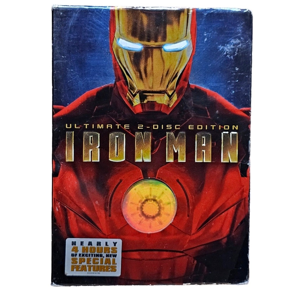 Iron Man Ultimate 2-Disc Edition Marvel DVD Movie 097361385648 Widescreen Good